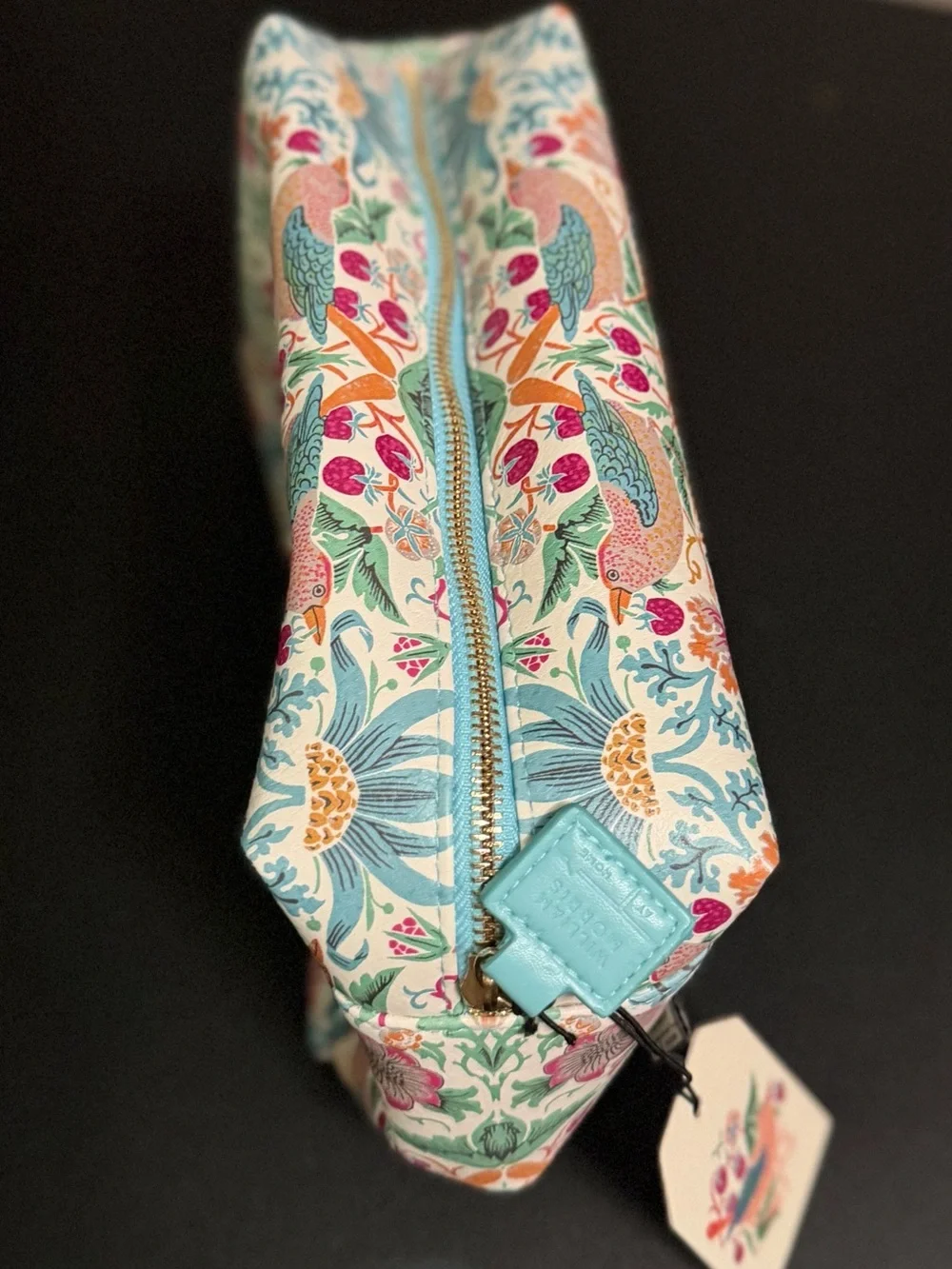 William Morris At Home Strawberry Thief Wash Bag NWT